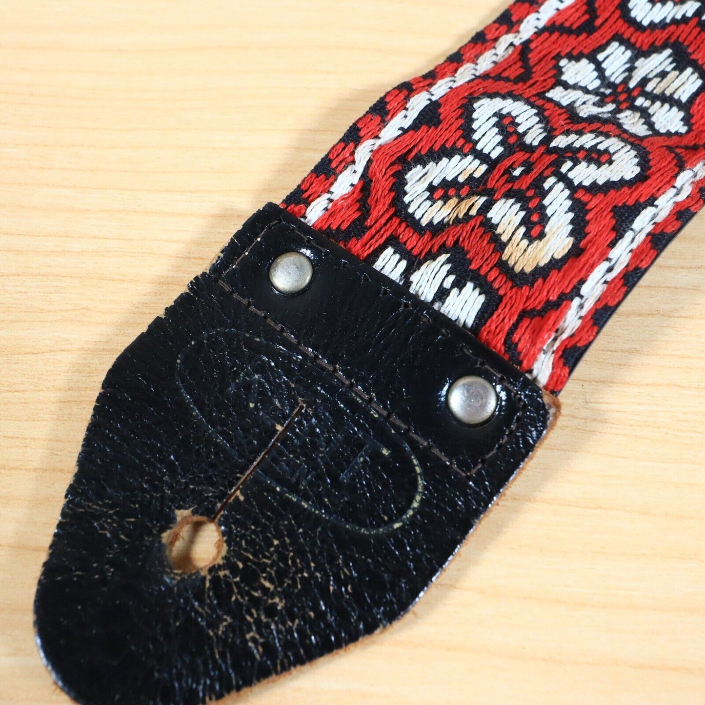 Vtg Kent Hippie Hootenanny Woven Guitar Strap Made in Japan