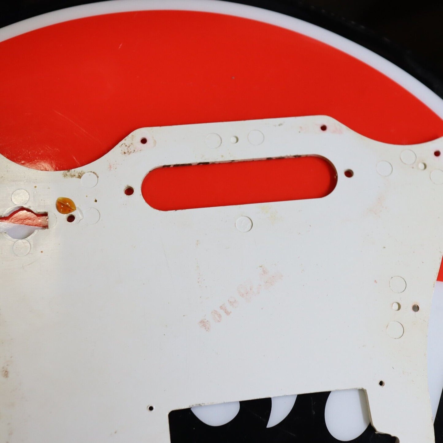 Vintage Original 60s Gibson Guitar Pickguard White Melody Maker HS Modified
