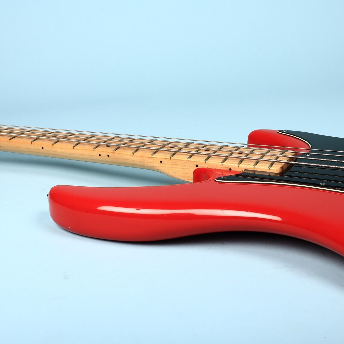 1987 Peavey Patriot Electric Bass Red Guitar USA American