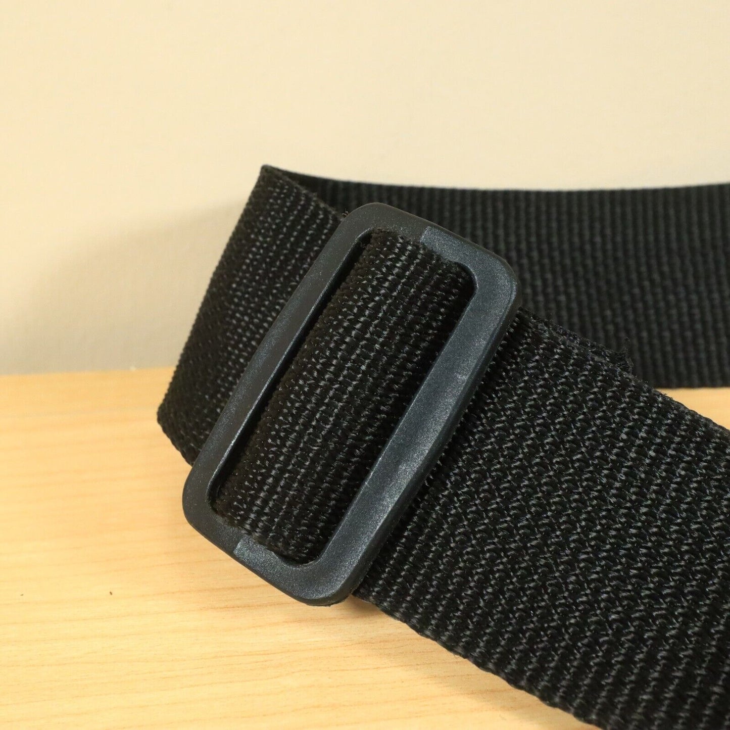 Vintage Ace USA Black Polyweb Guitar Strap Made In USA Adjustable