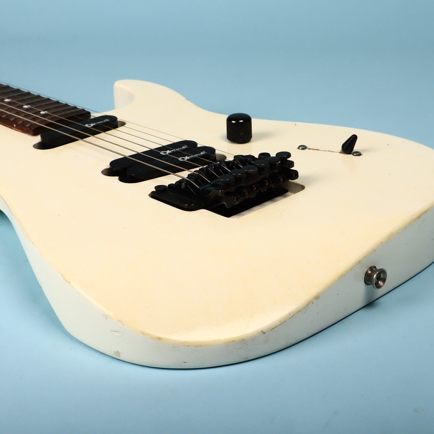 1991 Charvel MIJ Deluxe 275 - White Electric Guitar