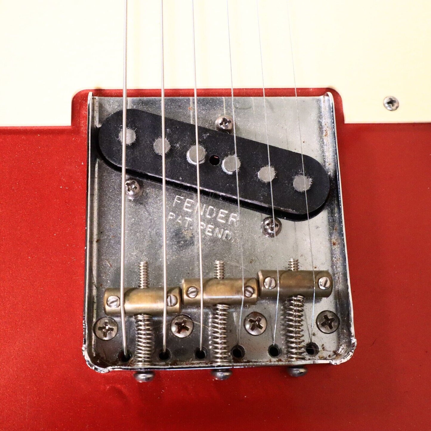 2007 Fender Muddy Waters Signature Artist Telecaster Red MIM Electric Guitar