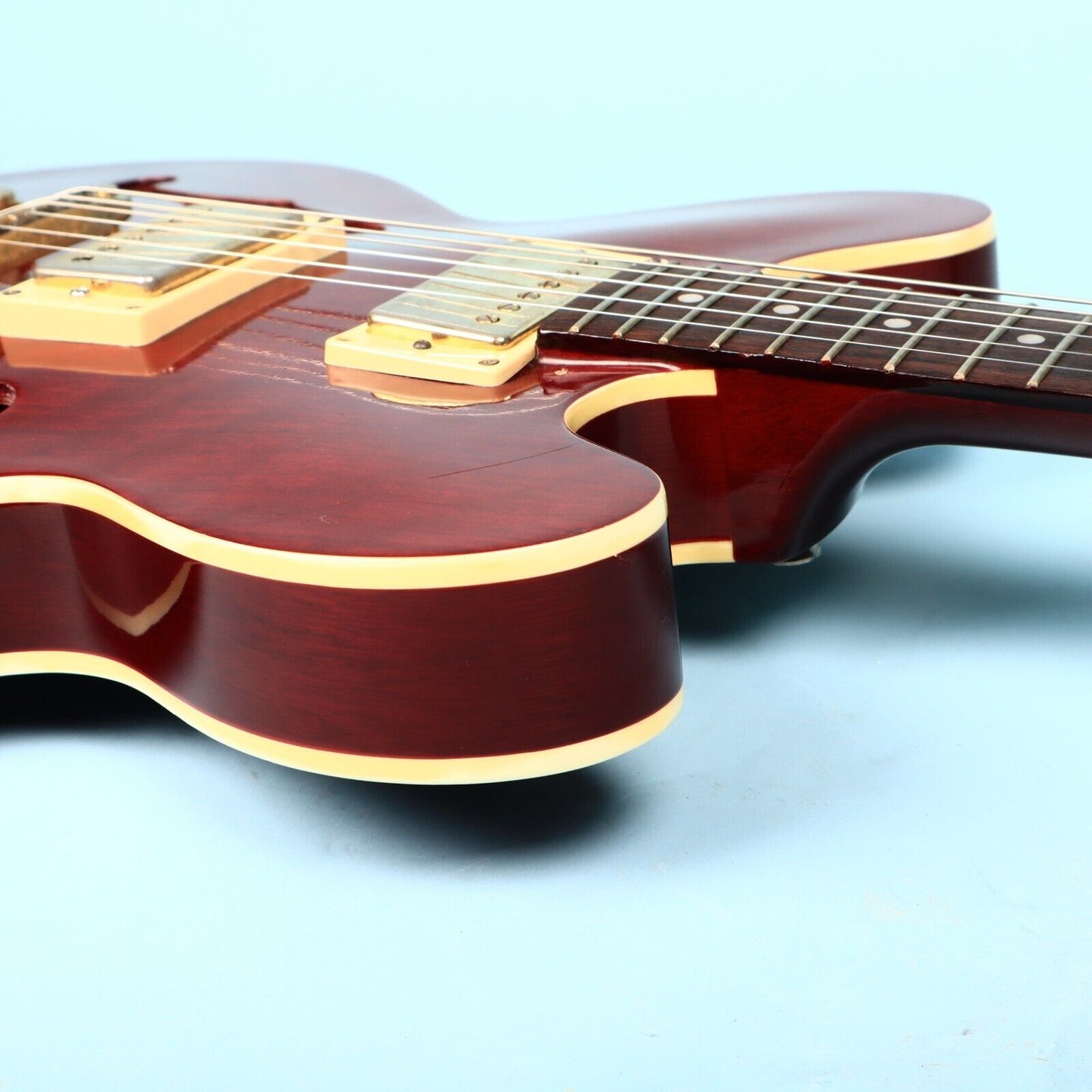 Vintage Seville ES-335 Red Copy Semi-Hollowbody Electric Guitar