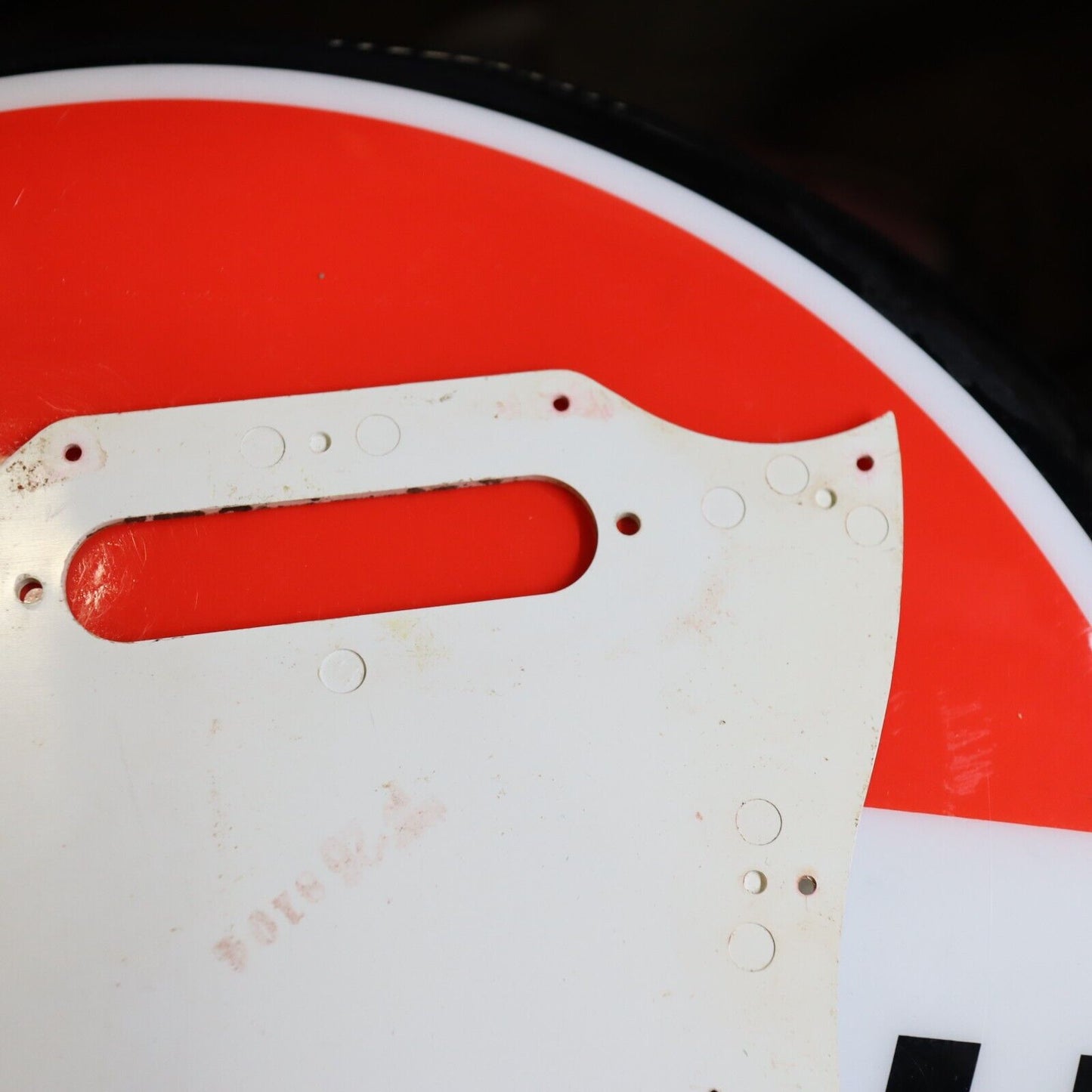 Vintage Original 60s Gibson Guitar Pickguard White Melody Maker HS Modified
