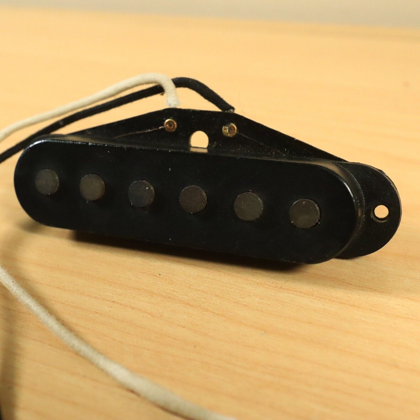 Unknown Cloth Wire Single Coil Pickup Neck Black 6.17ohms