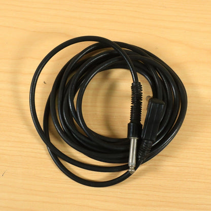 Vintage 1980s Yamaha L-Port 1/4 Inch Guitar Patch Cable- Black