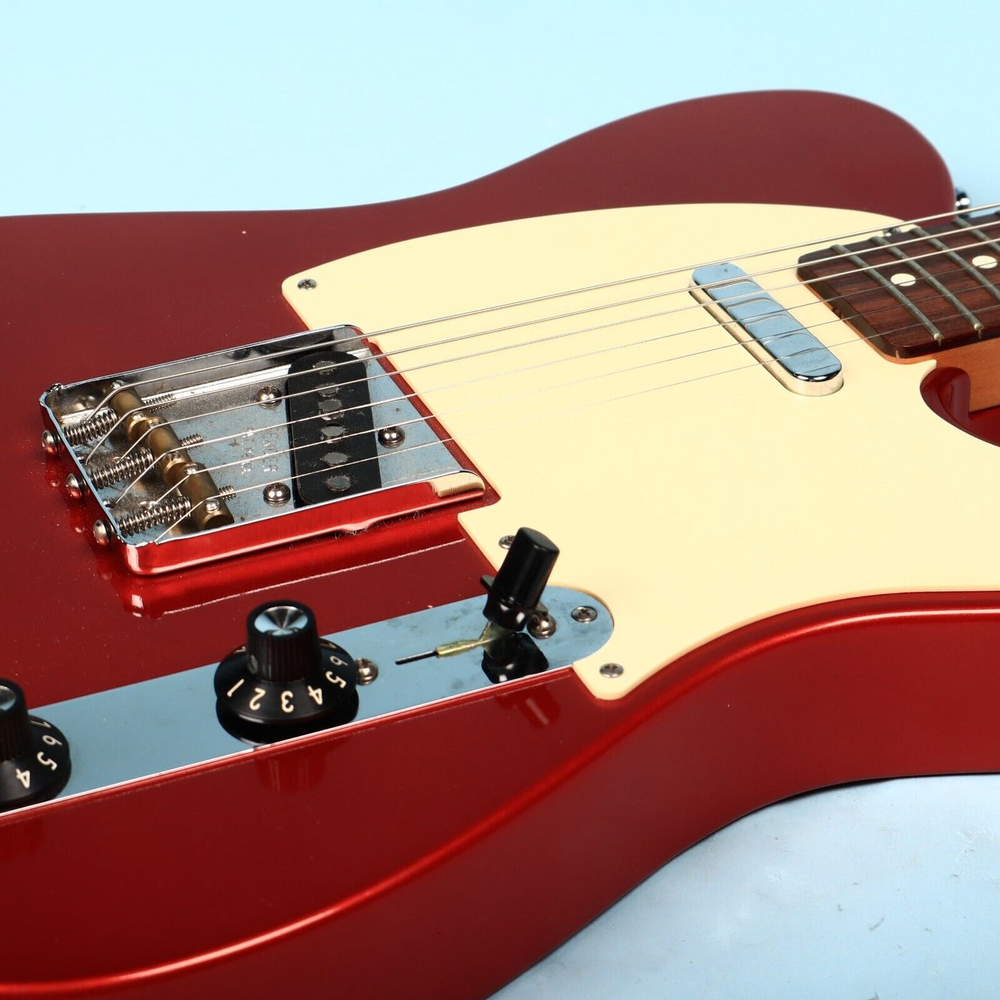 2007 Fender Muddy Waters Signature Artist Telecaster Red MIM Electric Guitar