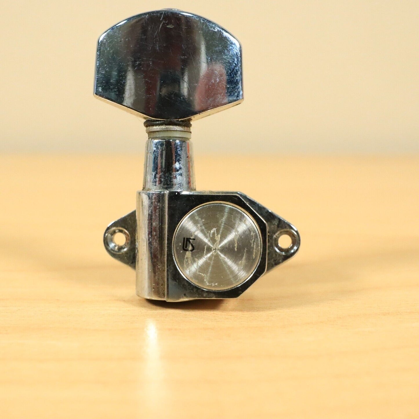 (1) Vintage 80s Gotoh Octagon Machine Head Bass Tuning Peg Tuner Takamine Japan
