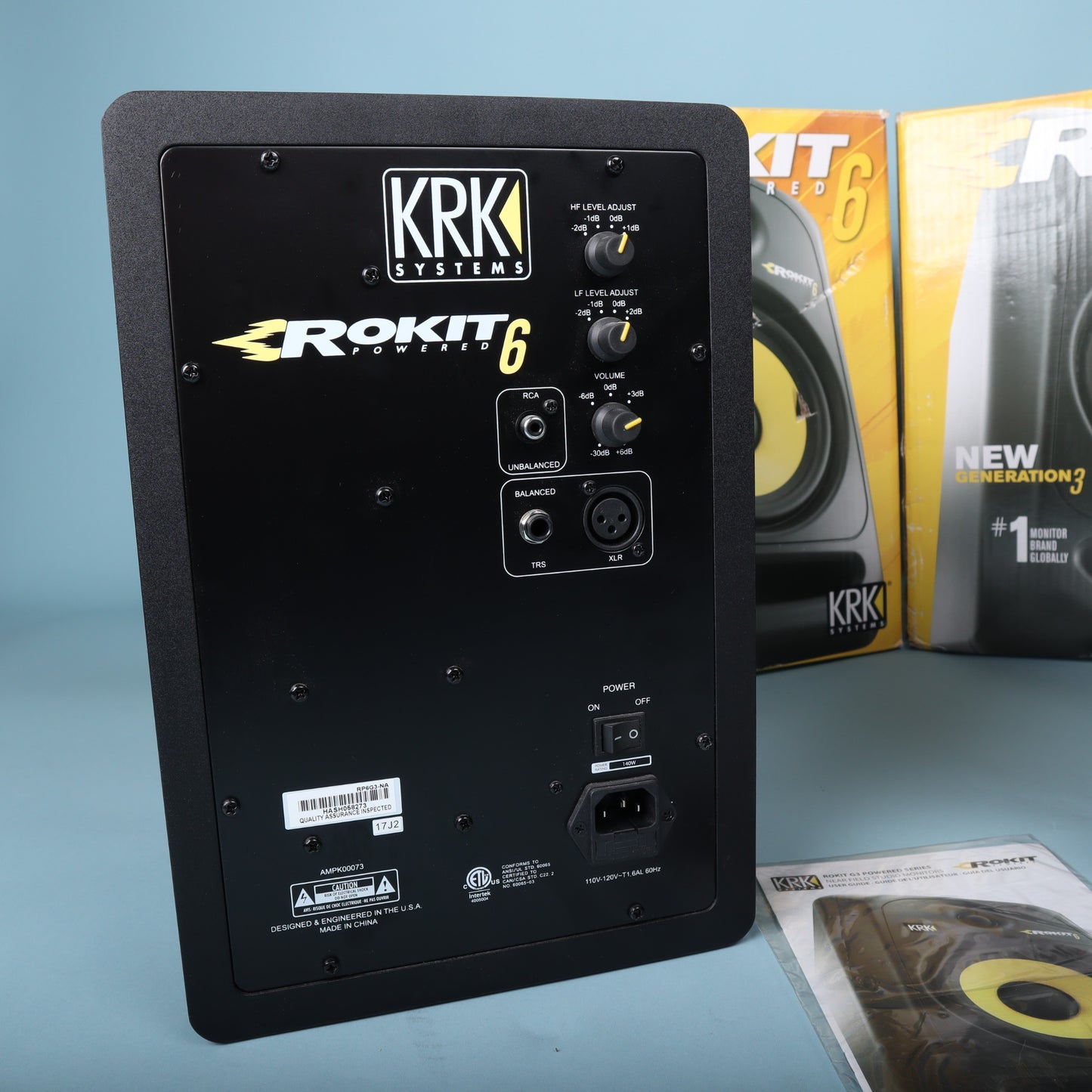 KRK Rokit 6 G3 Powered Studio Monitors (Pair) with Boxes
