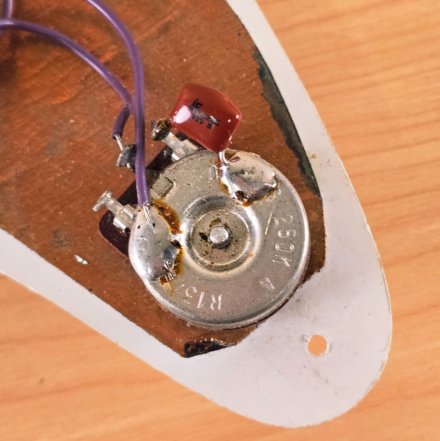 Chandler USA Left-Handed Custom Pickguard with Jazzmaster Pickup Route