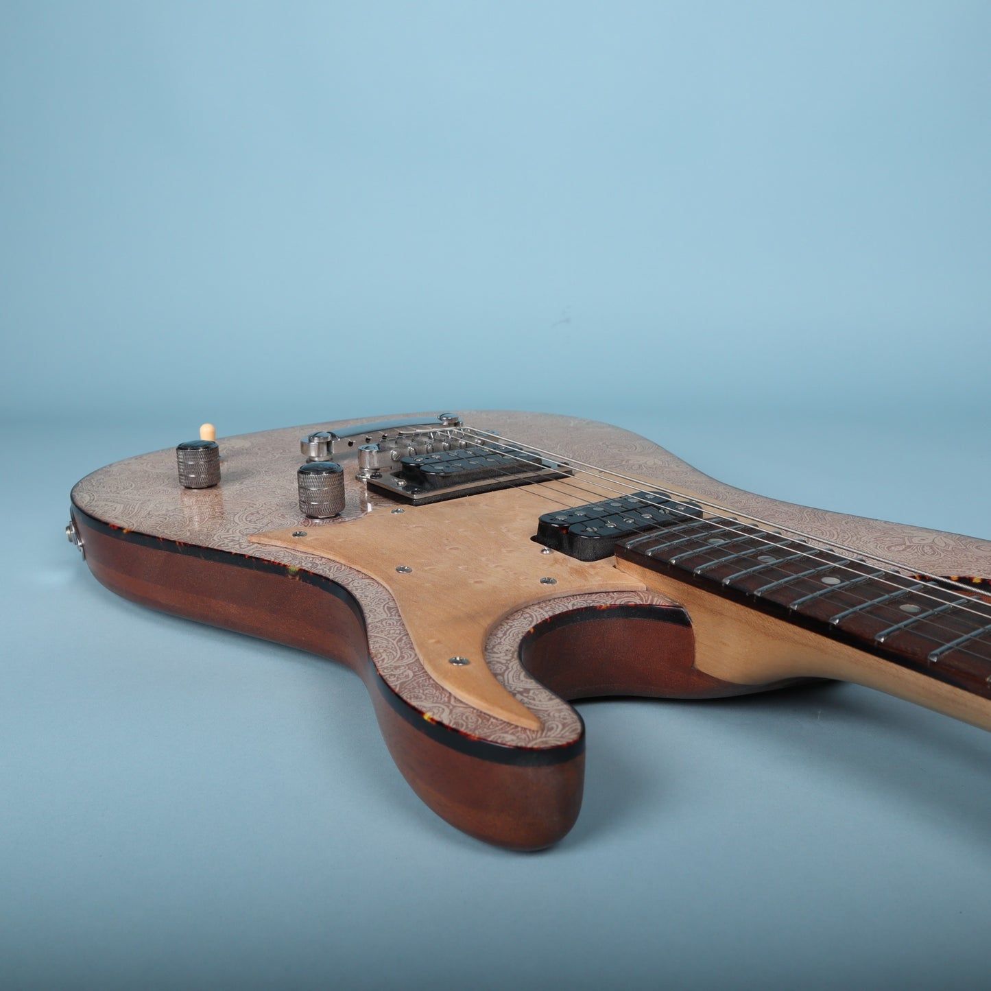 Wanderkauven Custom Shop White Paisley Electric Guitar
