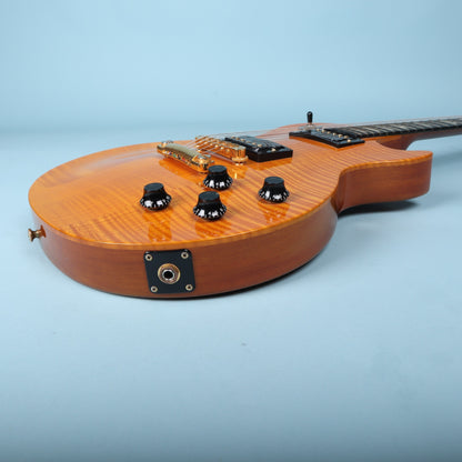 1992 Gibson Les Paul Lite Amber Flamed Electric Guitar