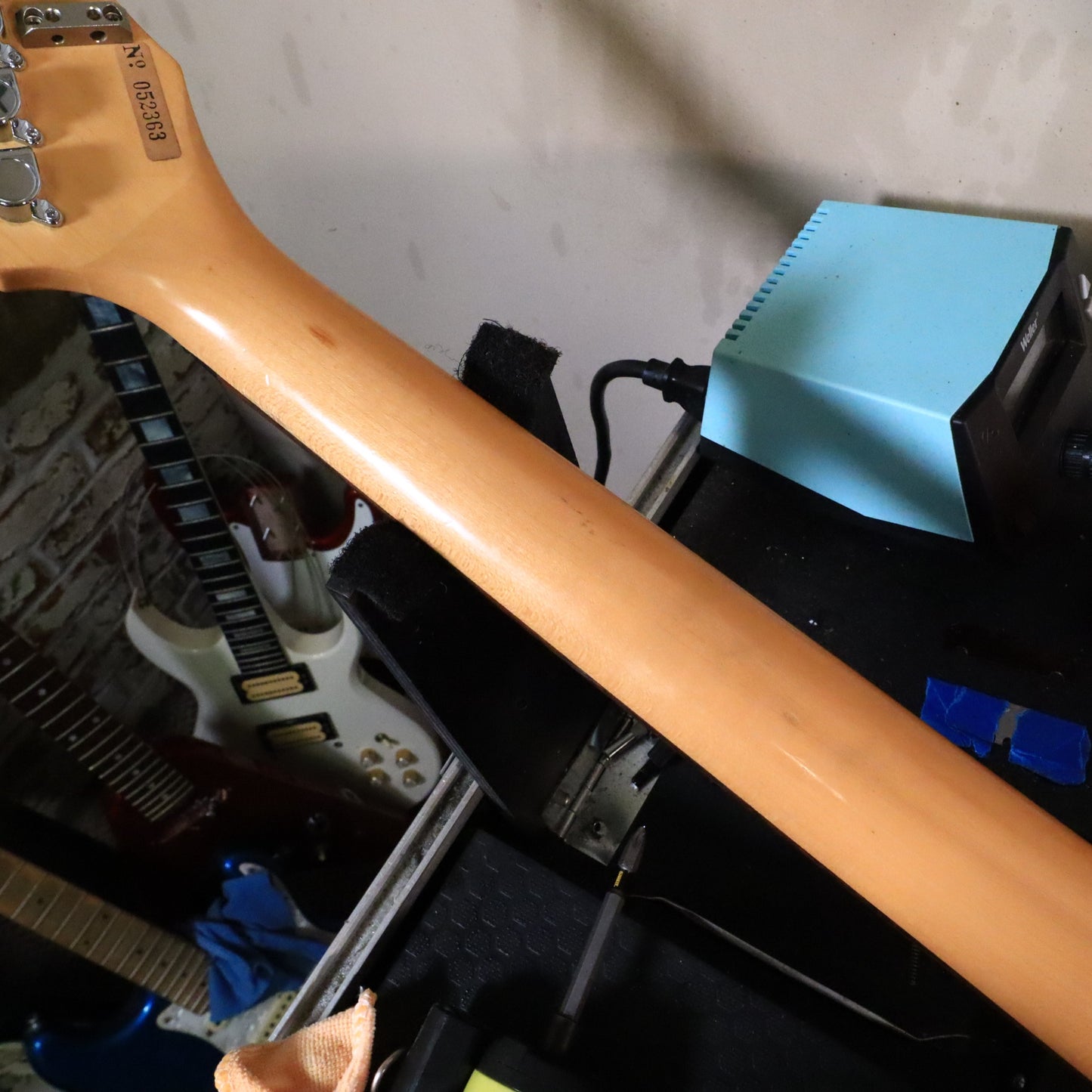 Westone Japan Superstrat in Magenta Reverse Headstock