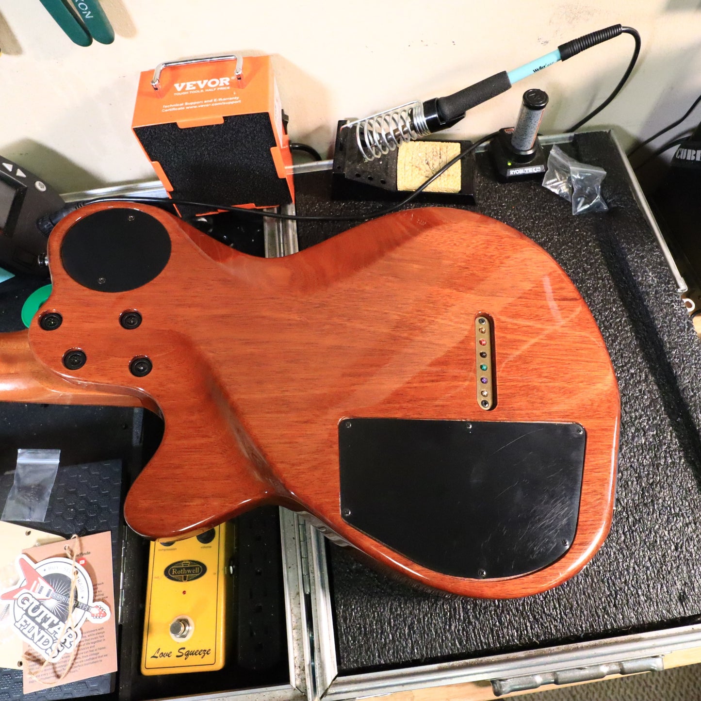 Godin LGX Trans Amber Quilt Made in Canada Electric Guitar