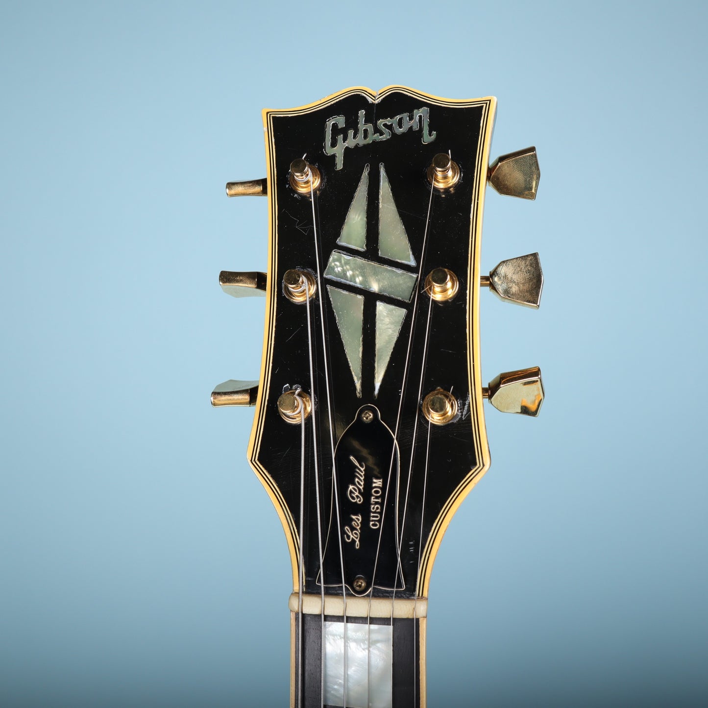 1973 Gibson Les Paul Custom Ebony Black Beauty *Headstock Repair*