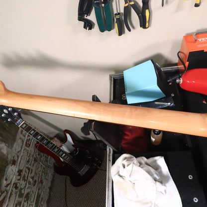 Memphis Precision Style Electric Bass Guitar Red Maple Neck