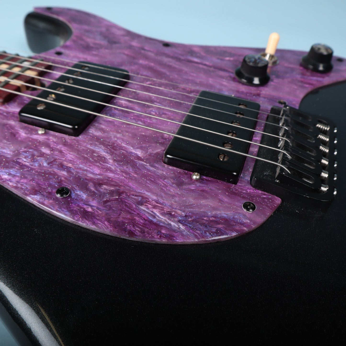 Wanderkauven Custom Shop Purple Heart 💜 Electric Guitar Metallic Grey