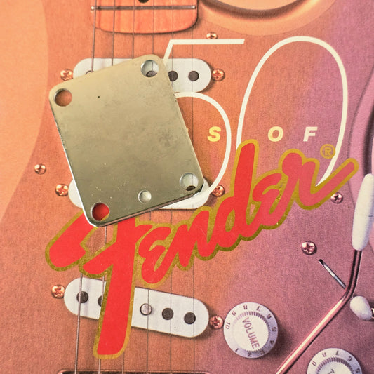 1980年代 USA Fender Strat Plus ギター ネックプレート マイクロティルト ヴィンテージ ストラトキャスター