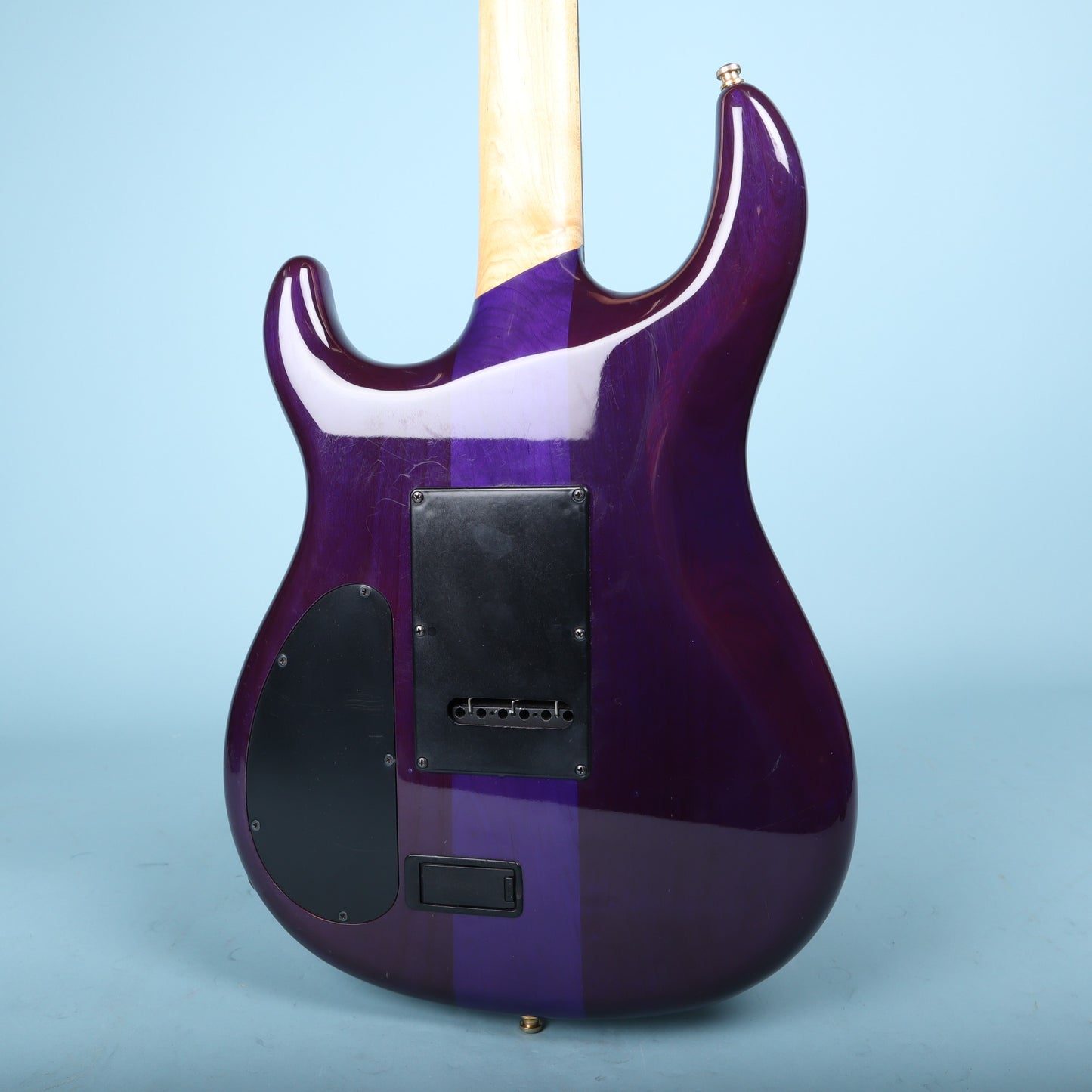 Carvin DC400T Purple Quilt Maple Neck Through Electric Guitar USA