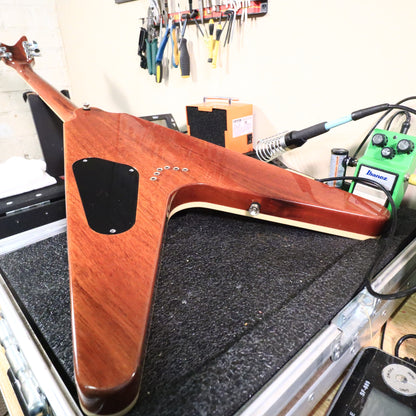 2003 Dean USA V Flame Maple Top Electric Guitar Mahogany Neck