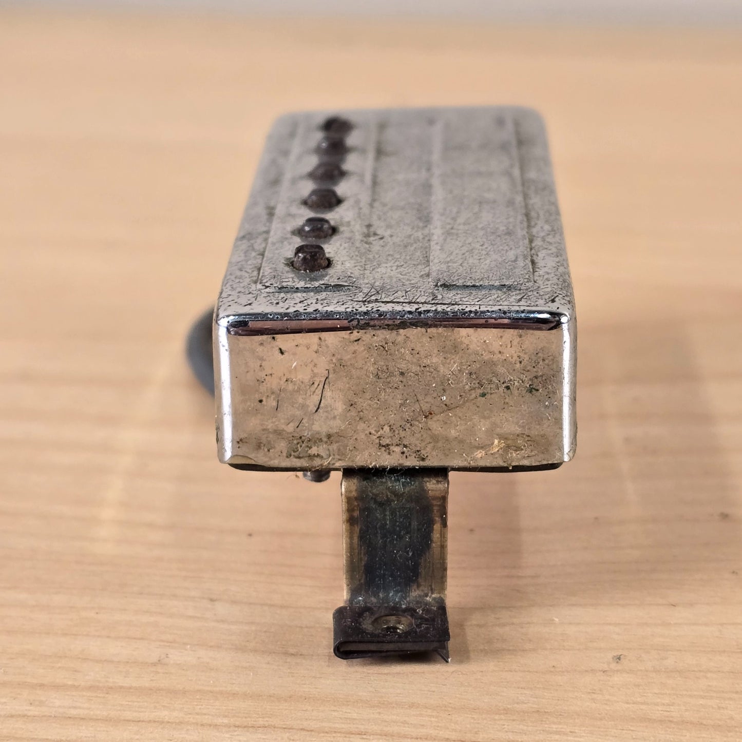 1970's Vintage Guild Anti-Hum LB-1 Little Bucker Bridge Pickup Chrome