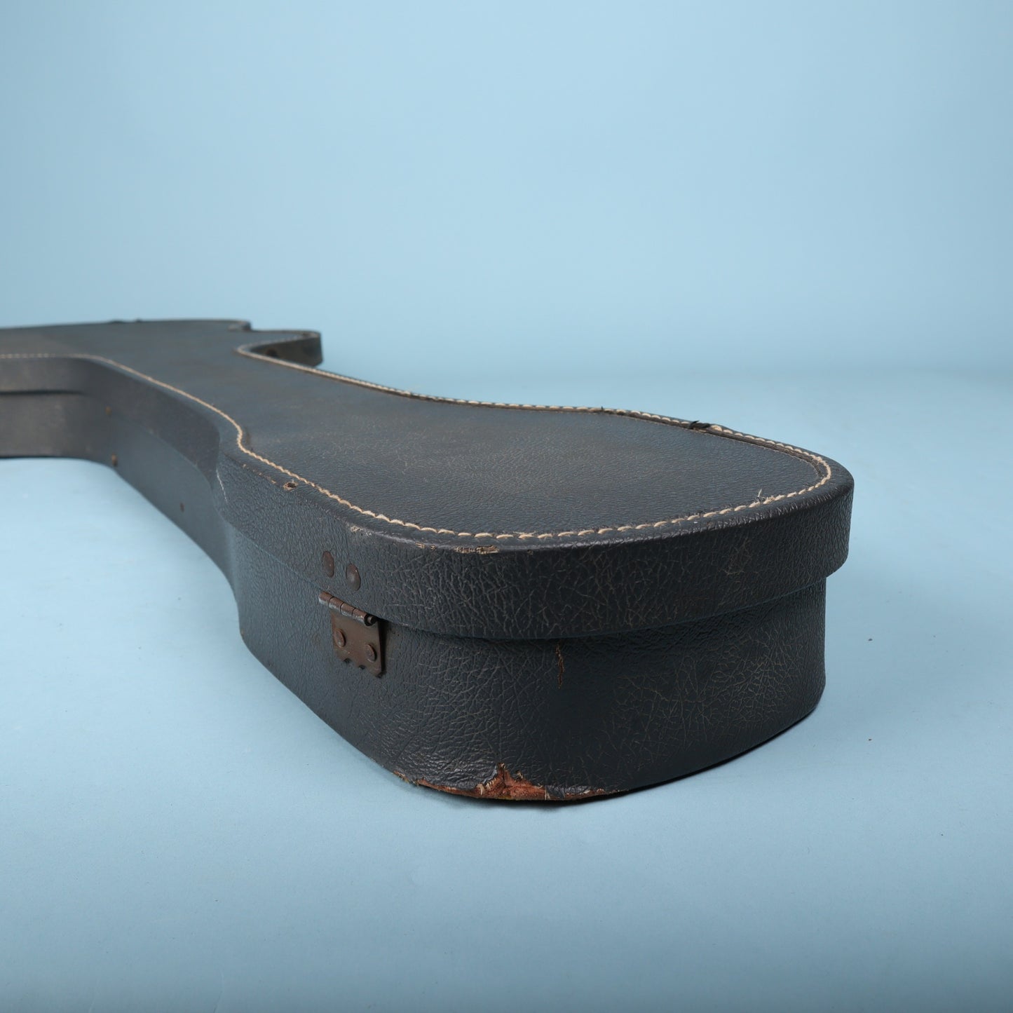 Vintage Hagstrom H-8 8 String Bass Guitar Hardshell Case Orange Interior
