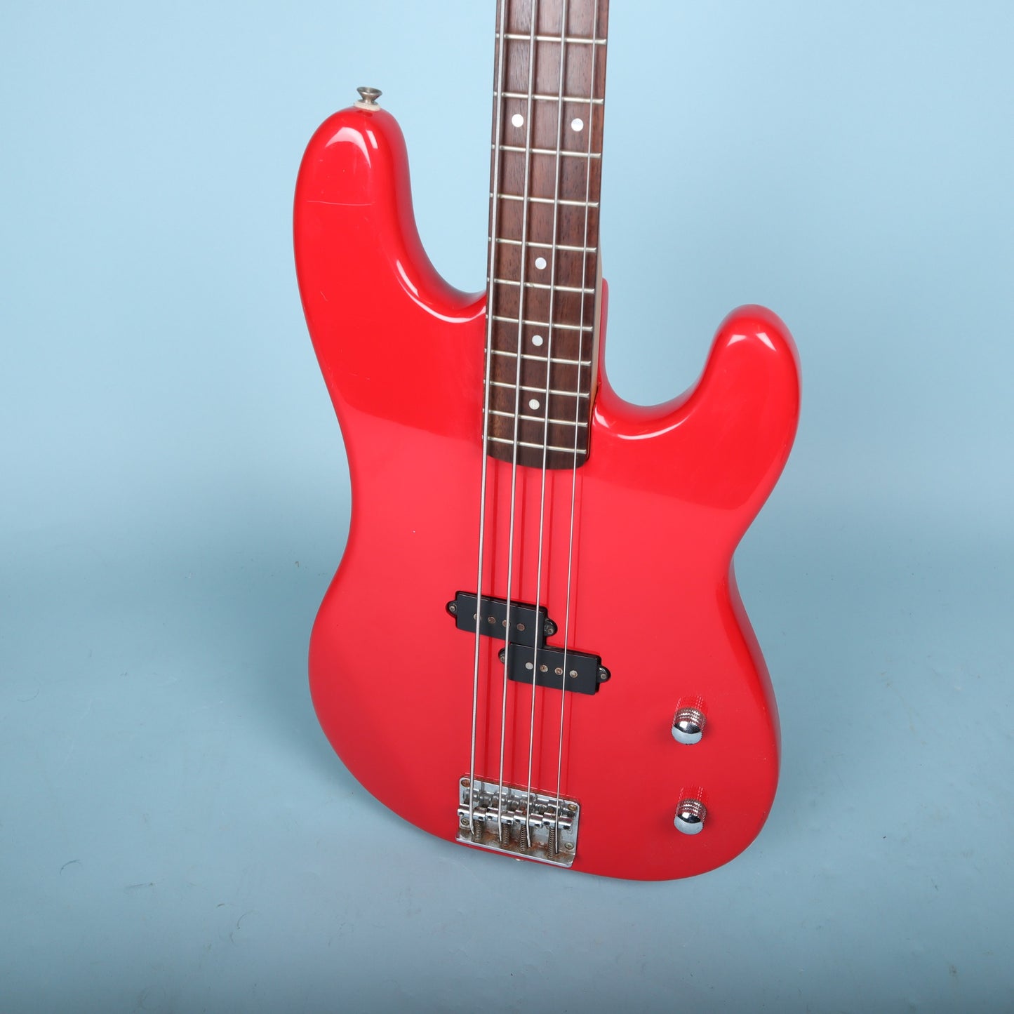 Memphis Precision Style Electric Bass Guitar Red Maple Neck