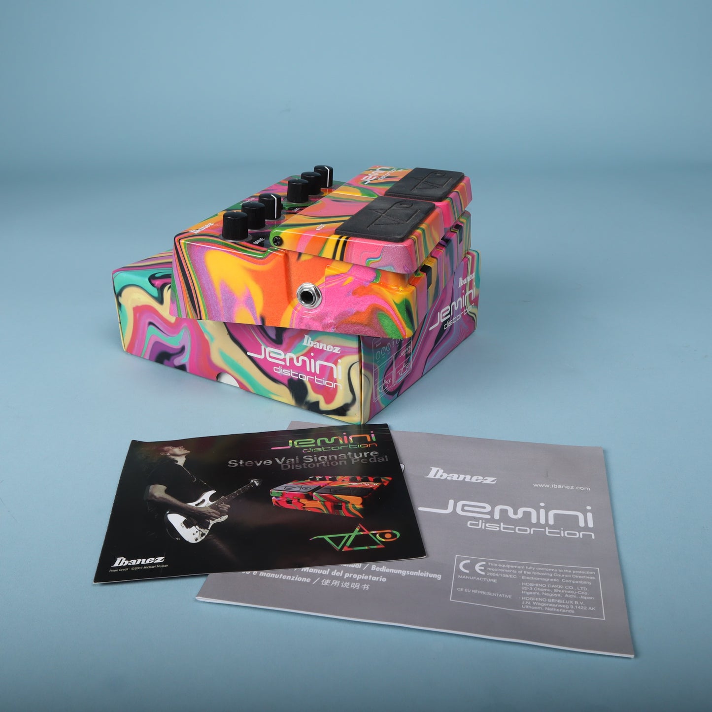 Ibanez Jemini Steve Vai Signature Distortion Pedal with Box & Manual