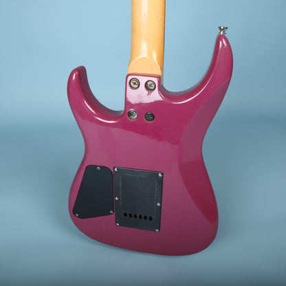 Westone Japan Superstrat in Magenta Reverse Headstock