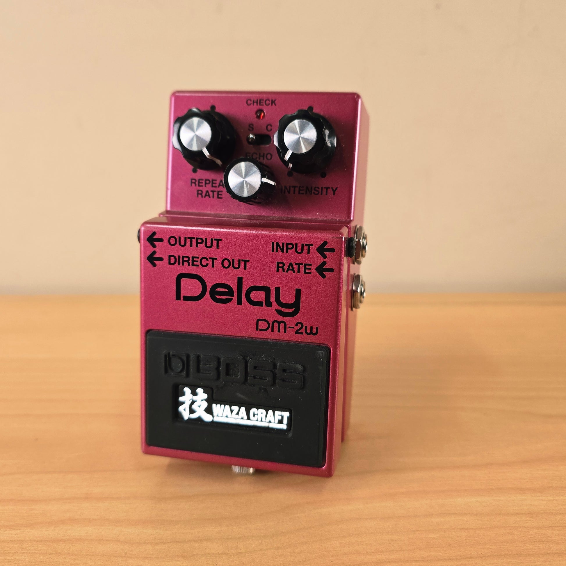 vintage delay pedal Boss DM-2W Waza Craft Delay Pedal