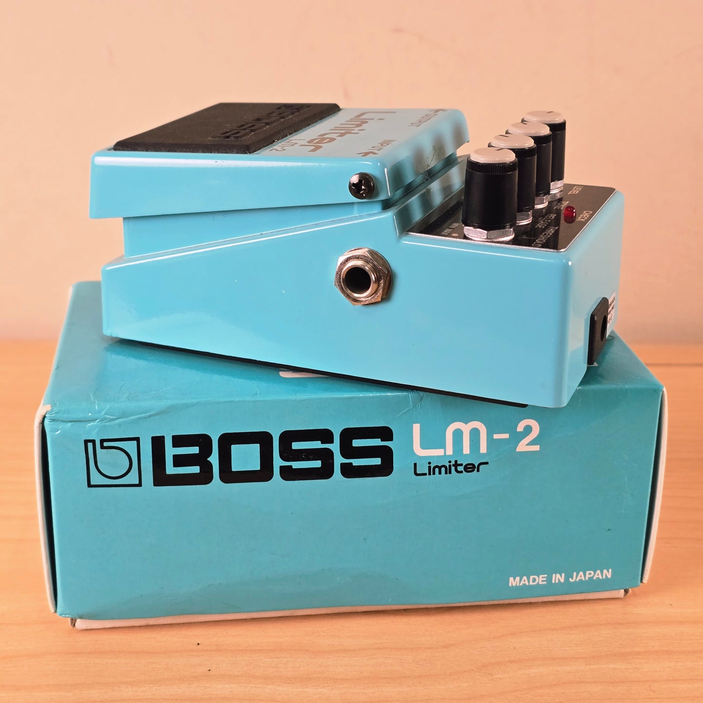 Vintage 1980's Boss LM-2 Limiter Guitar Effects Pedal with Original Box