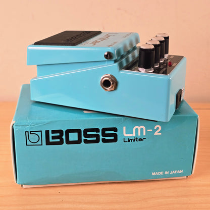 Vintage 1980's Boss LM-2 Limiter Guitar Effects Pedal with Original Box