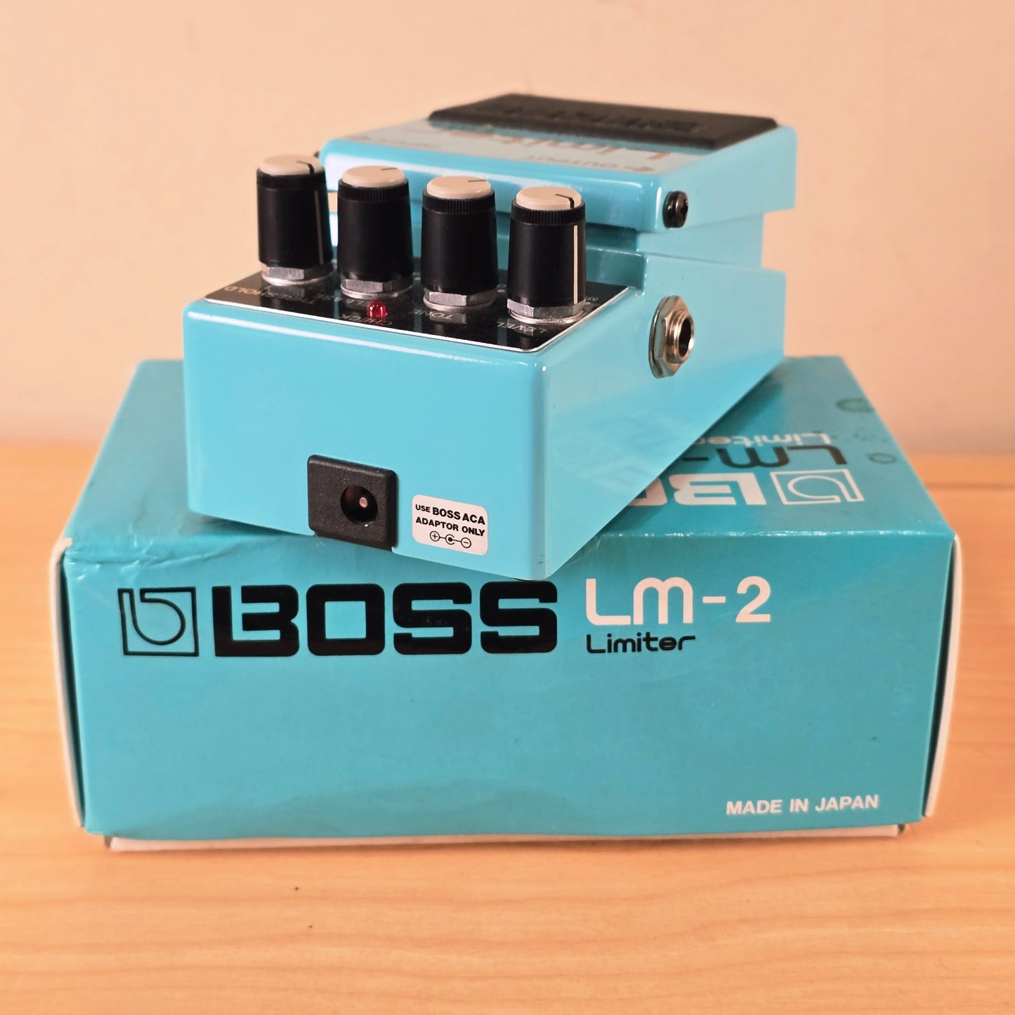 Vintage 1980's Boss LM-2 Limiter Guitar Effects Pedal with Original Box