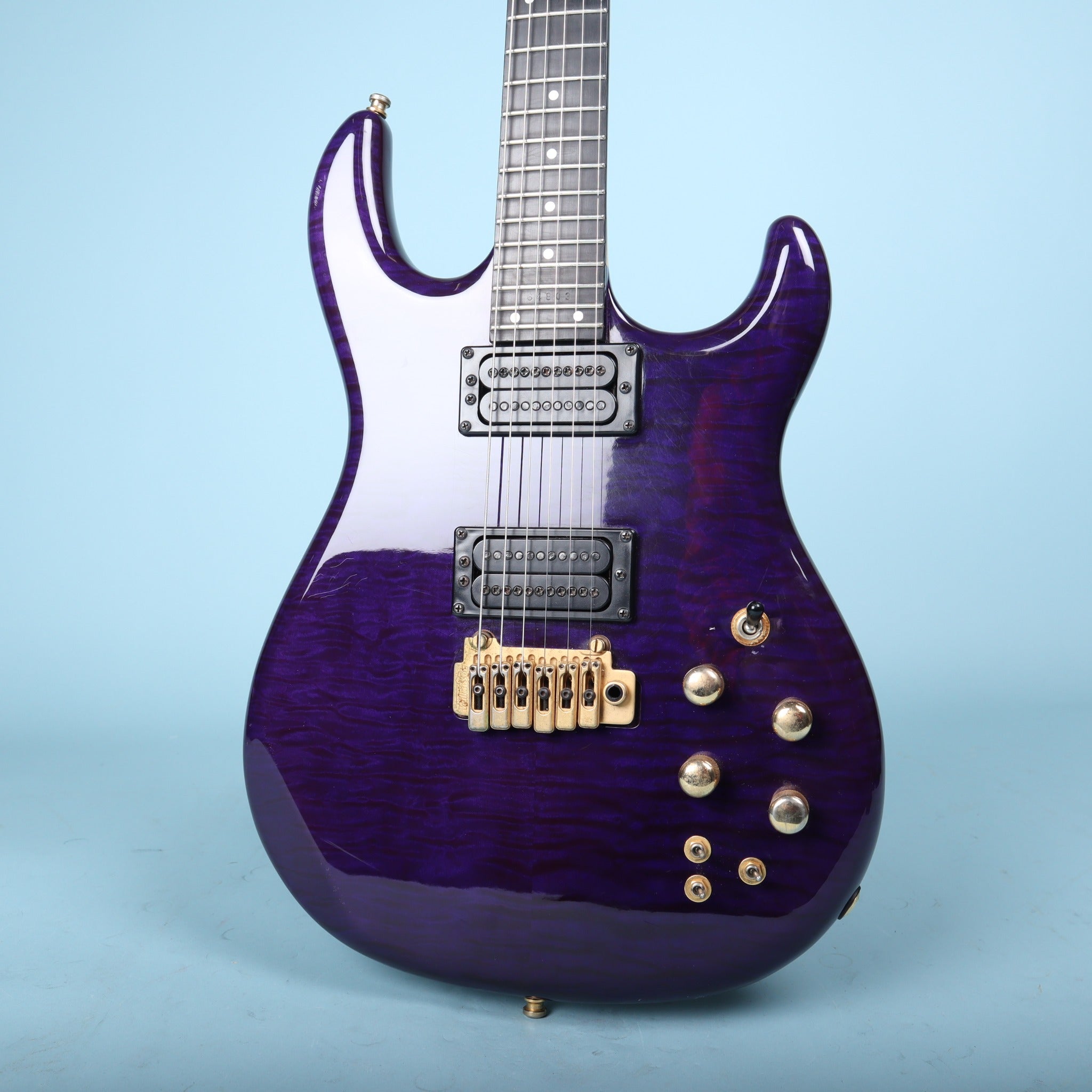 CARVIN DC135 custom colorエレキギター Carvin DC400 Purple Quilt Maple Neck-Through Electric Guitar