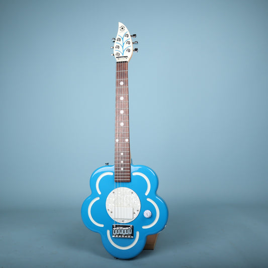 Debutante Daisy Rock Electric Guitar Short Scale 💙 Blue Flower
