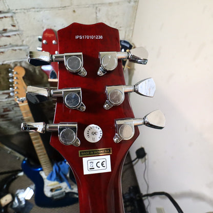 2017 Peavey SC-2 Single Cut Electric Guitar - Transparent Red