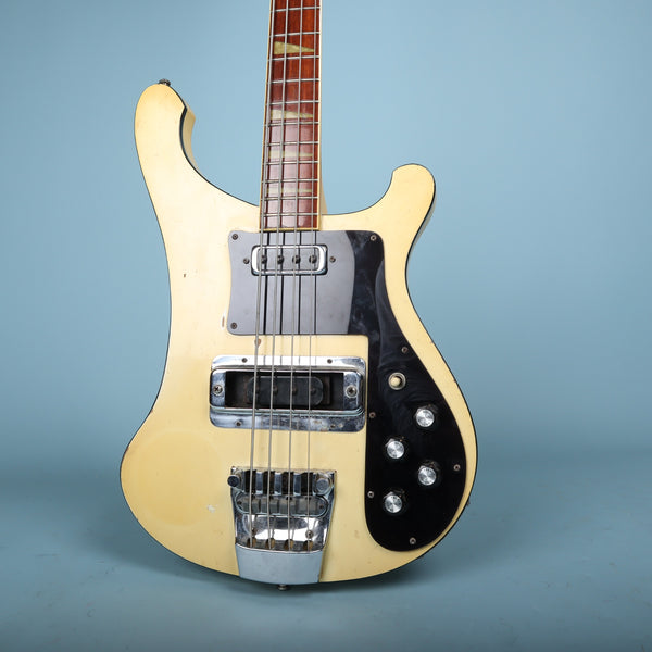 Rickenbacker 4001 Bass Guitar White 1974 Road Worn