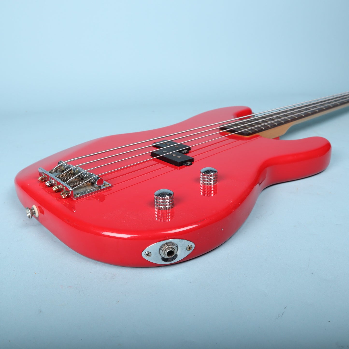 Memphis Precision Style Electric Bass Guitar Red Maple Neck