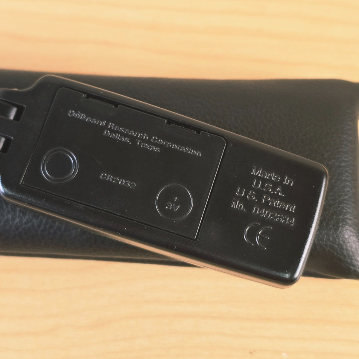 Rear battery cover and Made in USA markings on The Intellitouch Tuner.