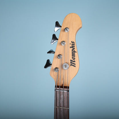 Memphis Precision Style Electric Bass Guitar Red Maple Neck