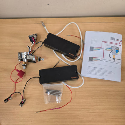 2017 EMG 40TWX Active Bass Pickup Set with Wiring Harness