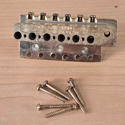 Vintage Japan S.T.C Strat Tremolo Bridge Ibanez Greco Tokai Fernandes GOLD 70s