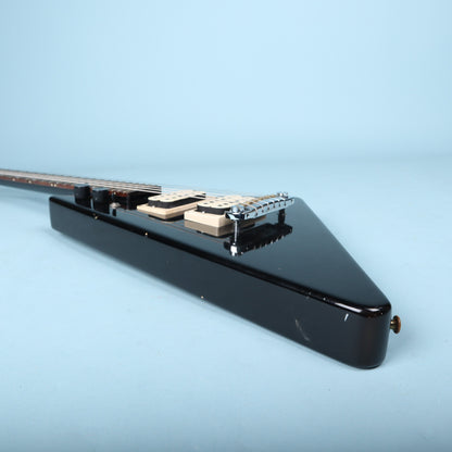 1980's Silver Street Cobra Electric Guitar Black Triangle