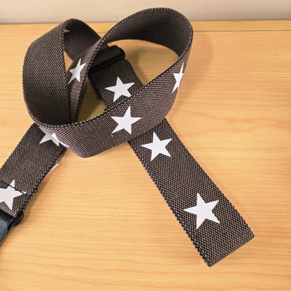 Perri's Leathers CWS20-6528 2" Polyester Guitar Strap - White Stars