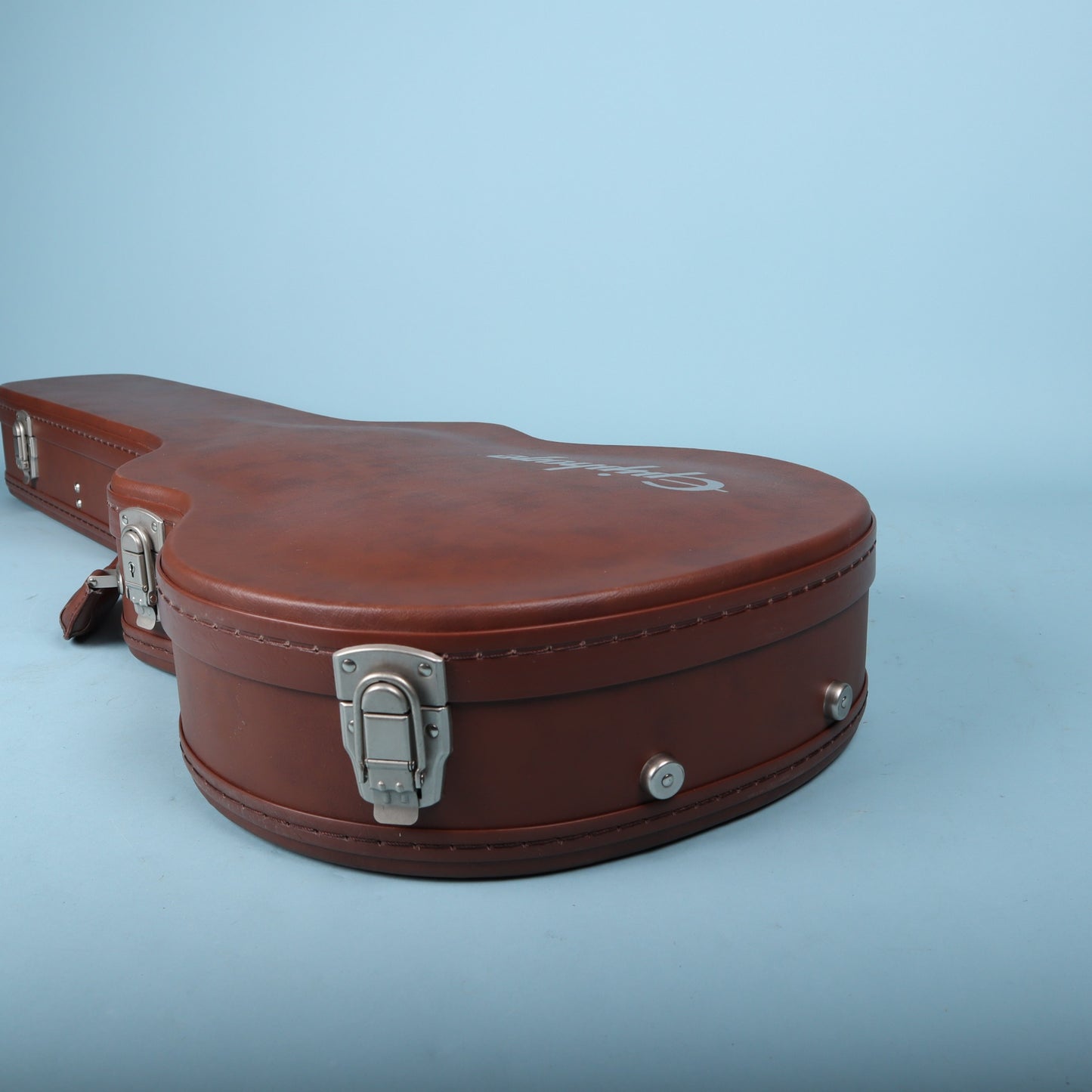 Epiphone Les Paul Hardshell Guitar Case Brown with Pink Interior