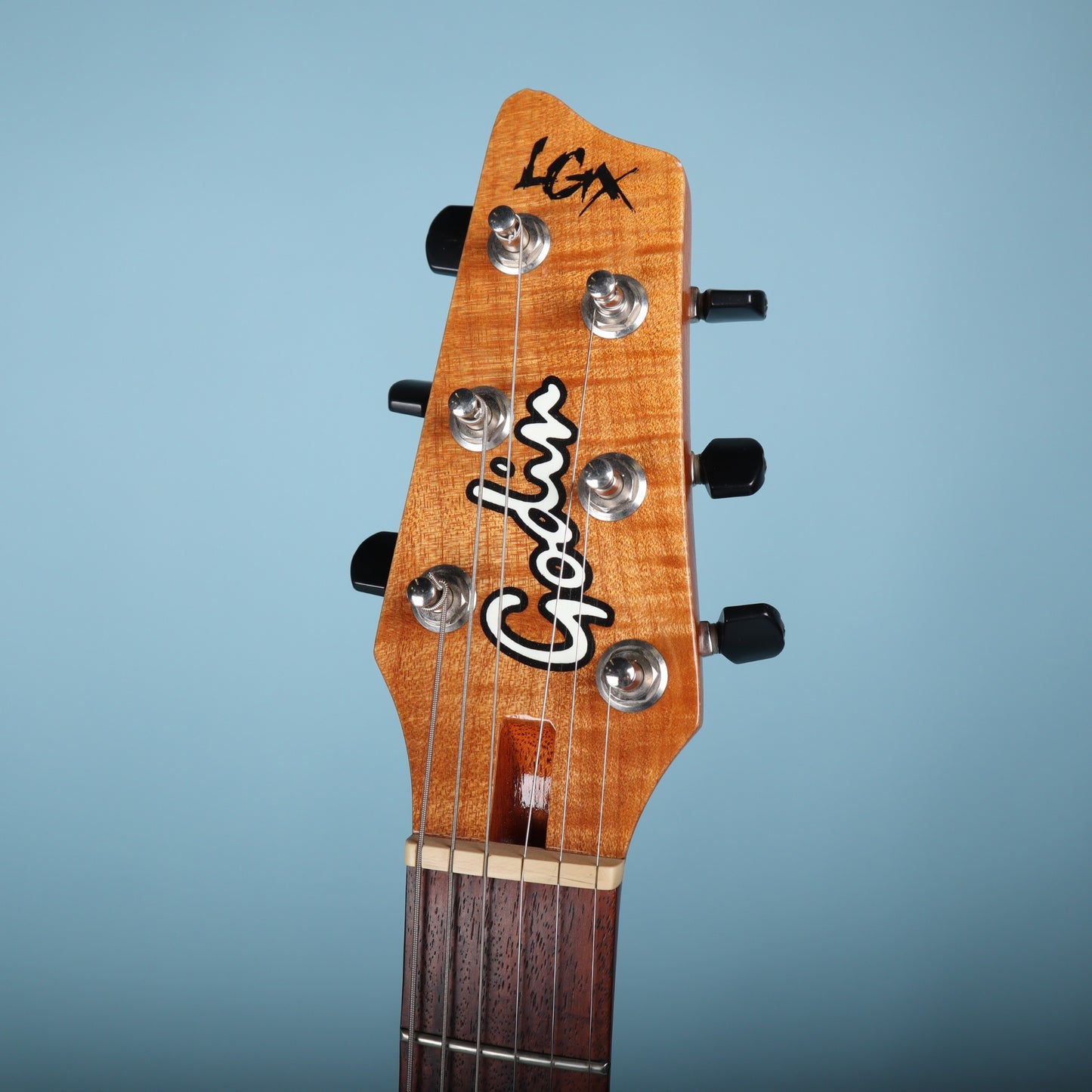 Godin LGX Trans Amber Quilt Made in Canada Electric Guitar