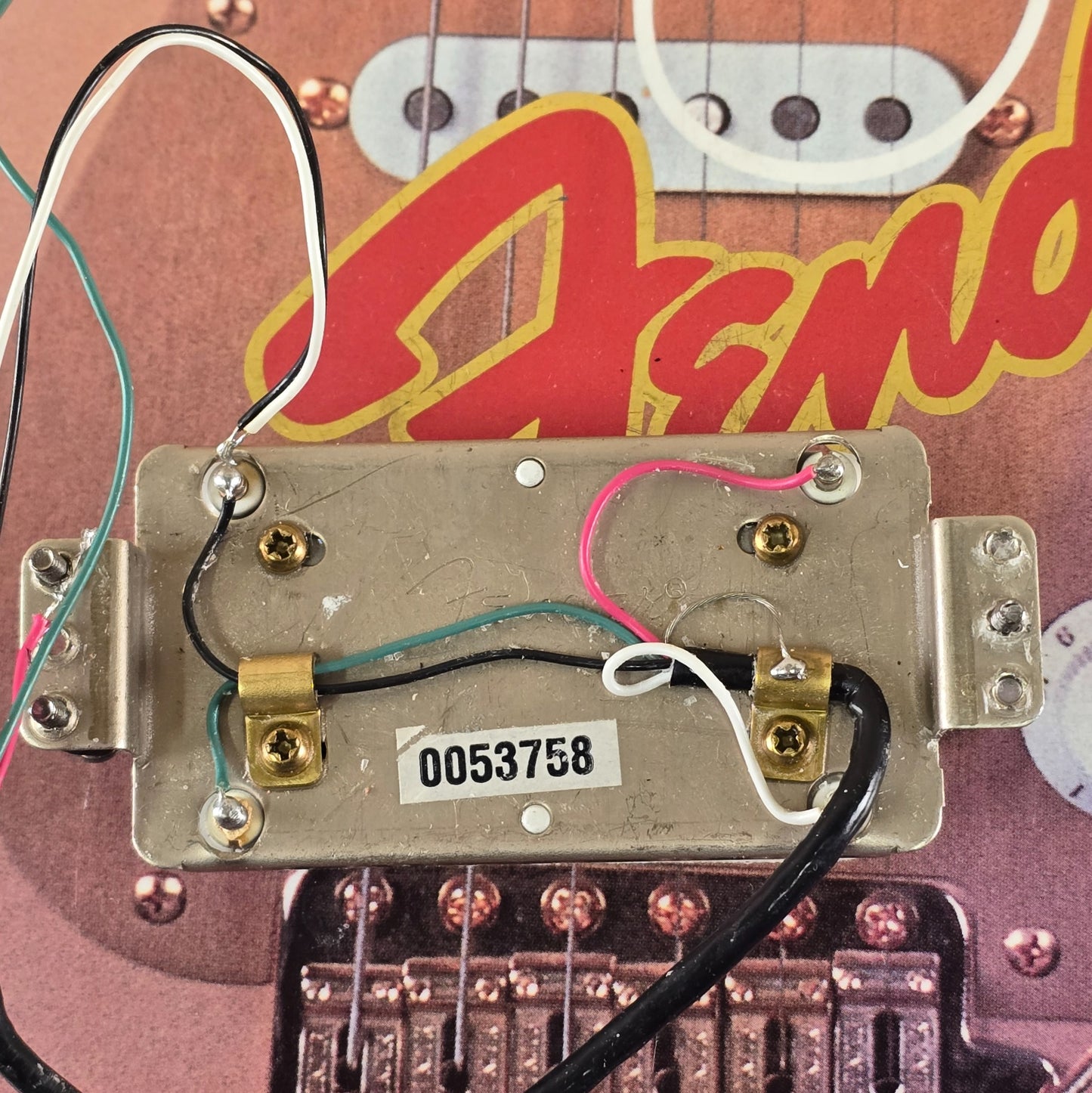 1999 Fender DH-1 Humbucker Pickup - White 16.15 Ohms