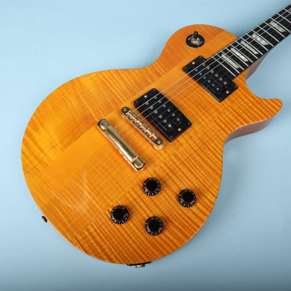 1992 Gibson Les Paul Lite Amber Flamed Electric Guitar