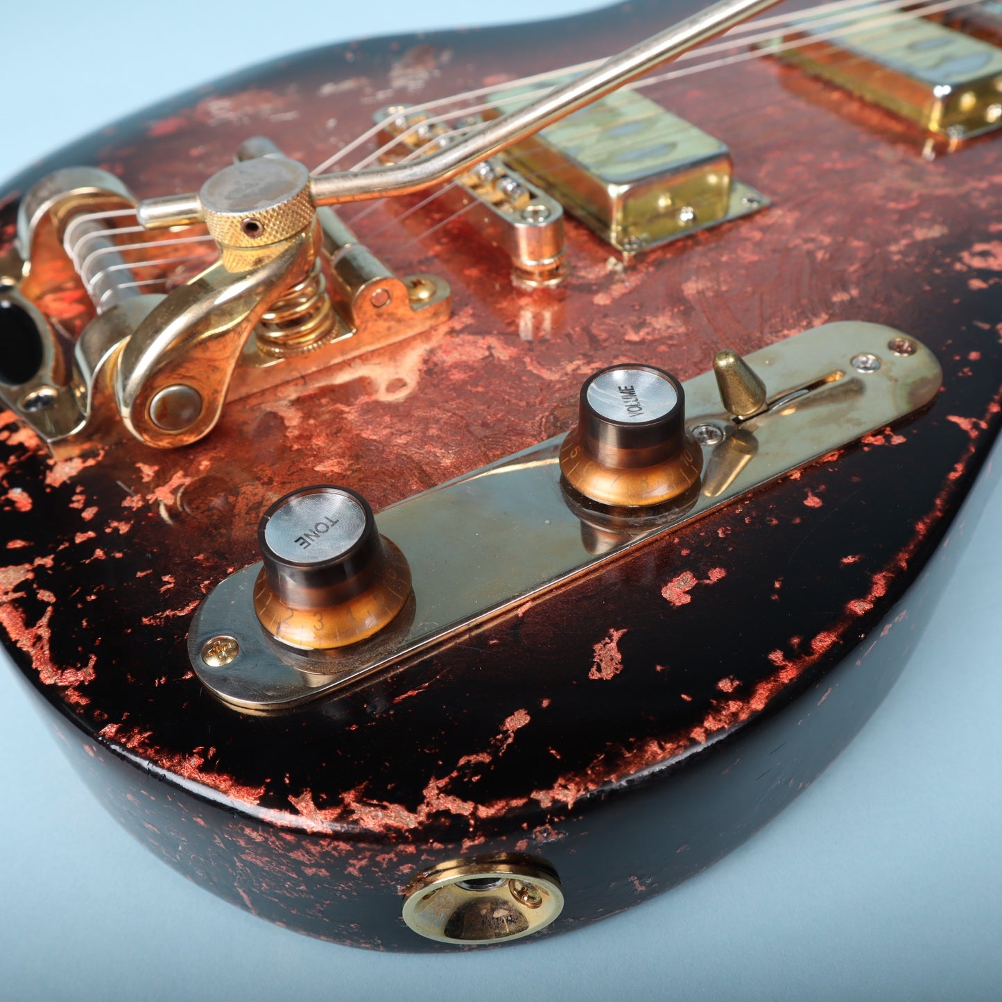 Wanderkauven Custom Shop Archangel T-Style Copper Leaf Flame Maple Neck
