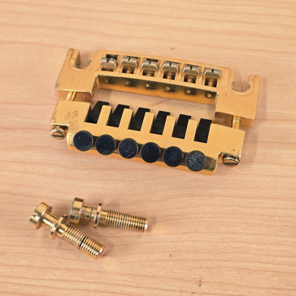 RARE Schaller 456 Gibson LP SG Fine Tuning Bridge Tailpiece Gold Iommi Old Boy